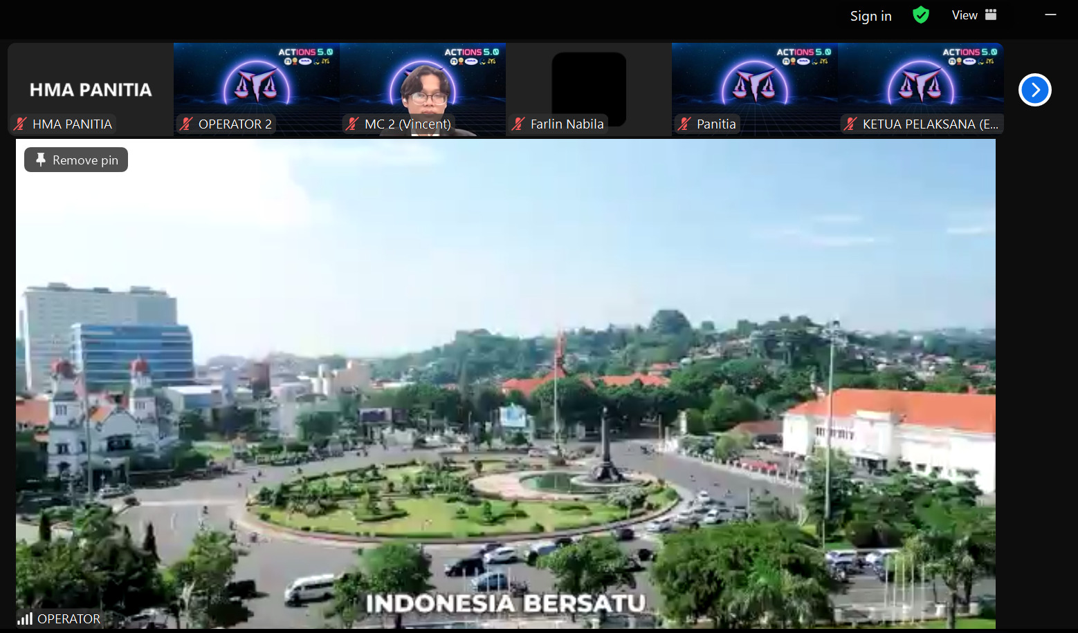 Indonesia Raya Virtual